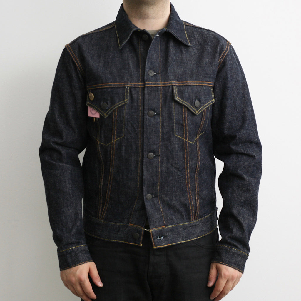 Premium TK993C Type III Natural Indigo Selvedge Denim Jacket - OW - Tempo