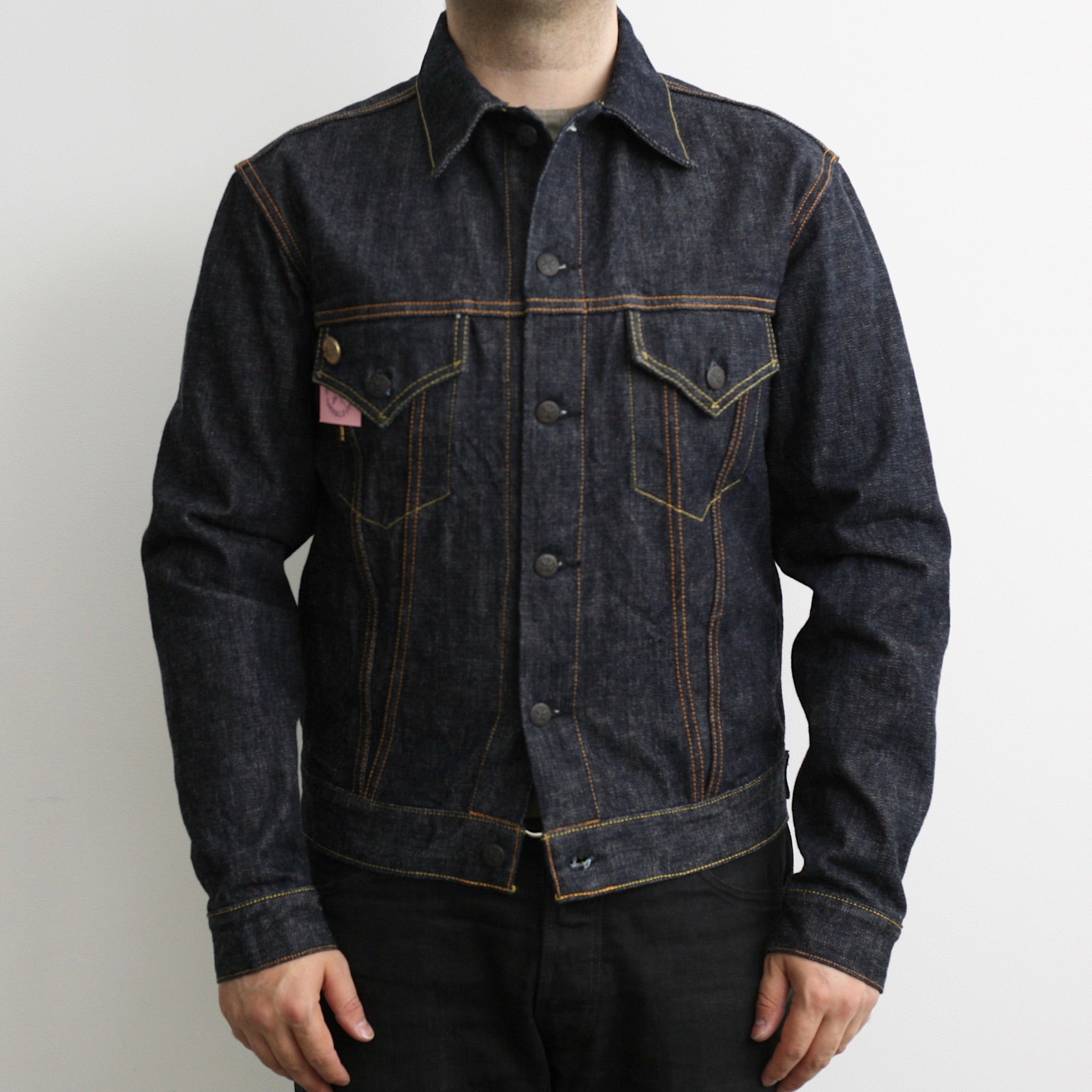 Premium TK993C Type III Natural Indigo Selvedge Denim Jacket - OW - Tempo