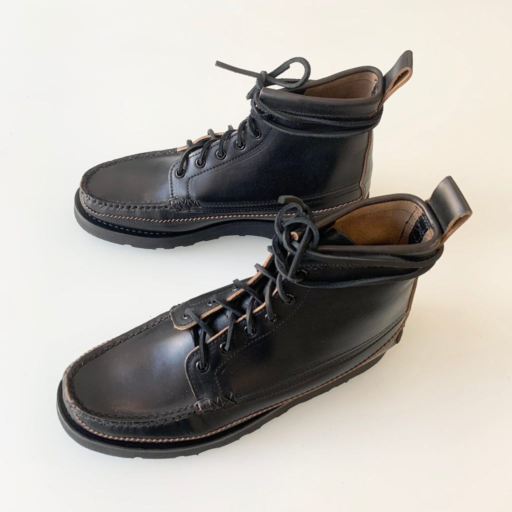 Maine Guide 6 Eye DB Boots in G Black - Tempo