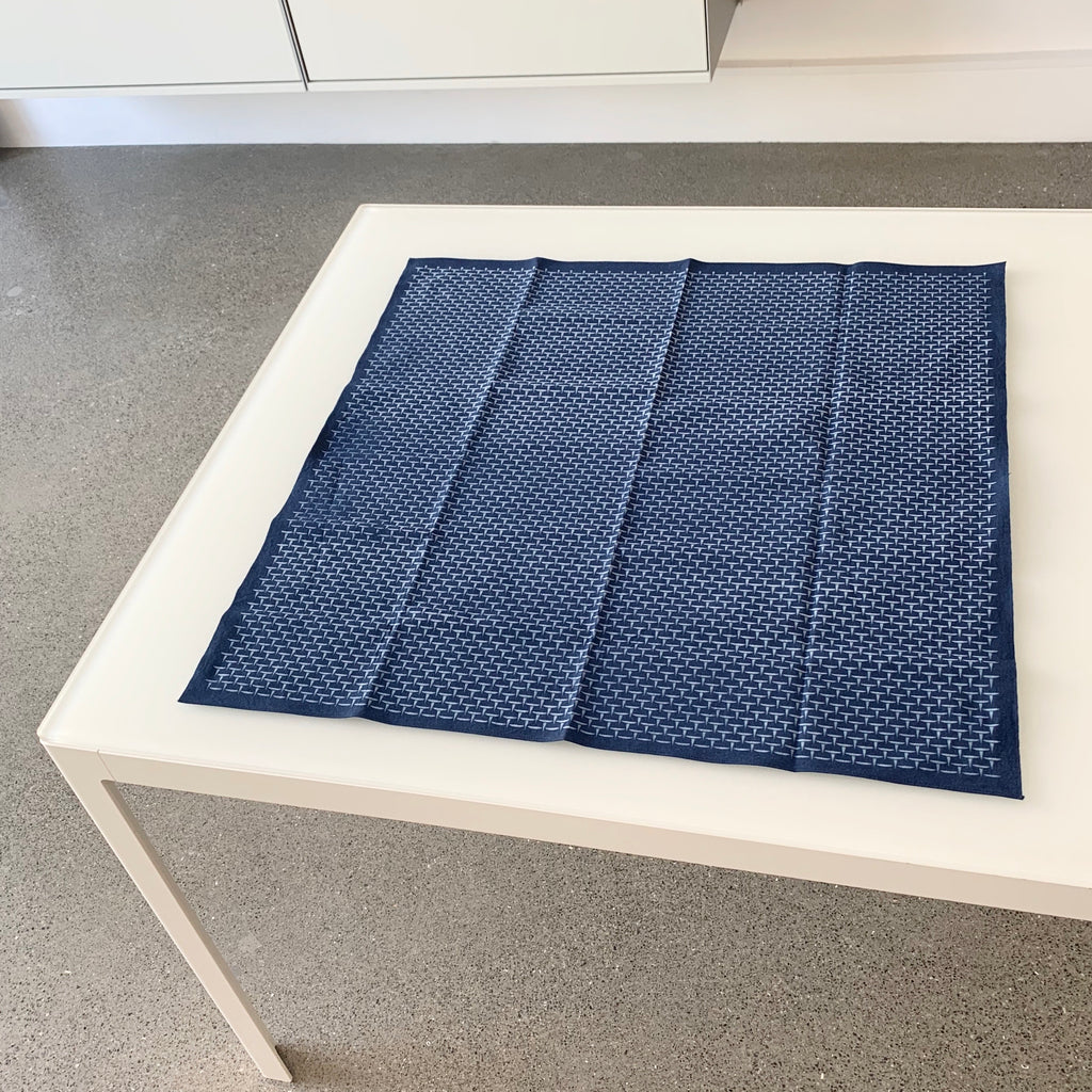 Furoshiki Ami - Sukumo Natural Indigo Hand-Dyed - Tempo