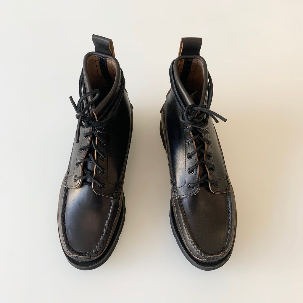 Maine Guide 6 Eye DB Boots in G Black - Tempo