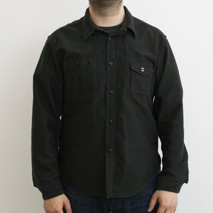 Moleskin Machine Age Shirt in Black - Tempo