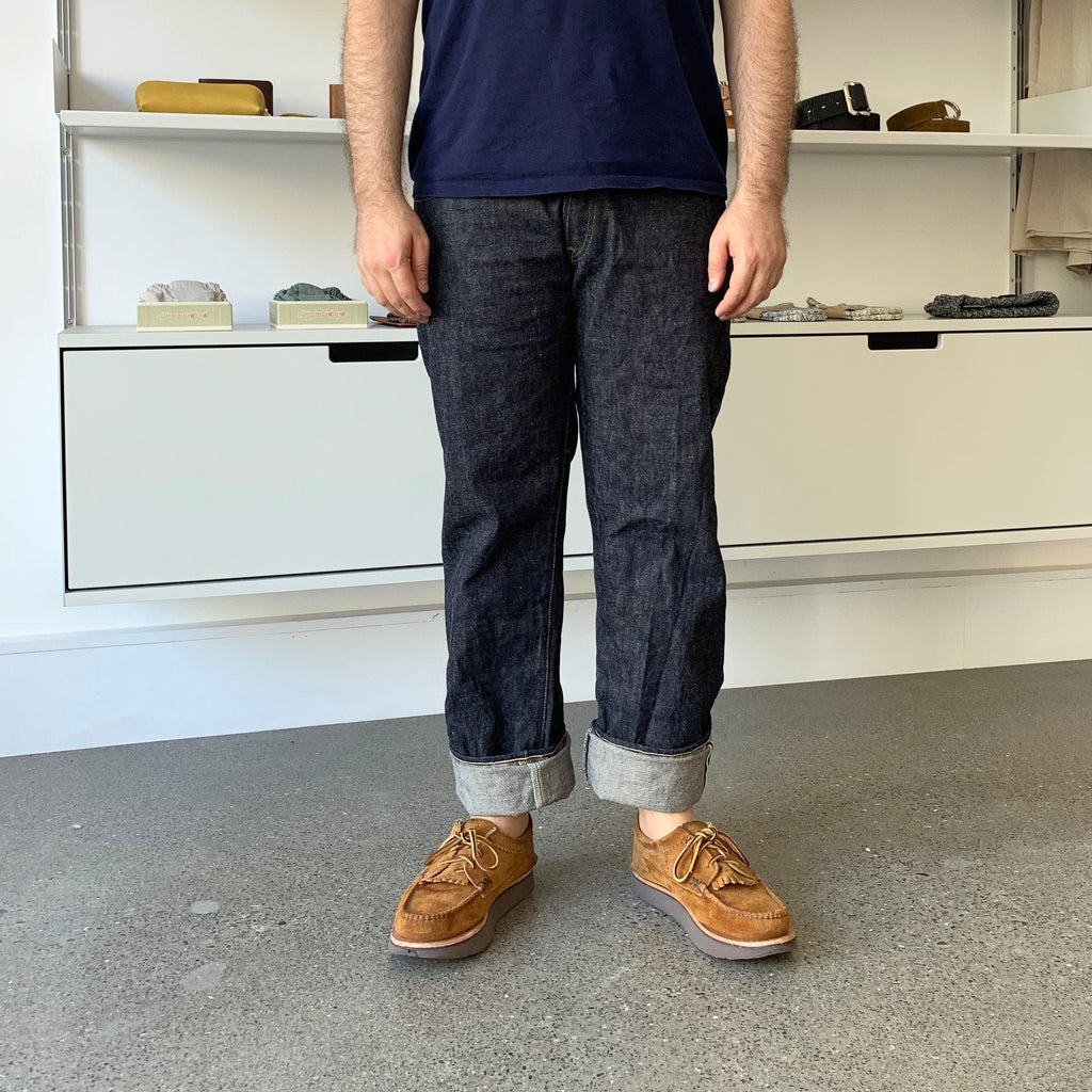 Natural Indigo 14.5oz  Selvedge Jeans 1955 XX Model - Narrow Straight - OW (955-XX) - Tempo