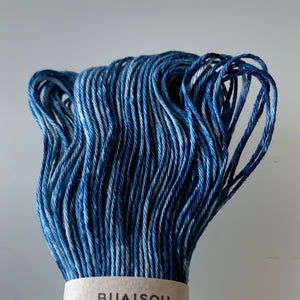 Sashiko Thick Cotton Thread in Murakumo - Sukumo Natural Indigo Hand-Dyed