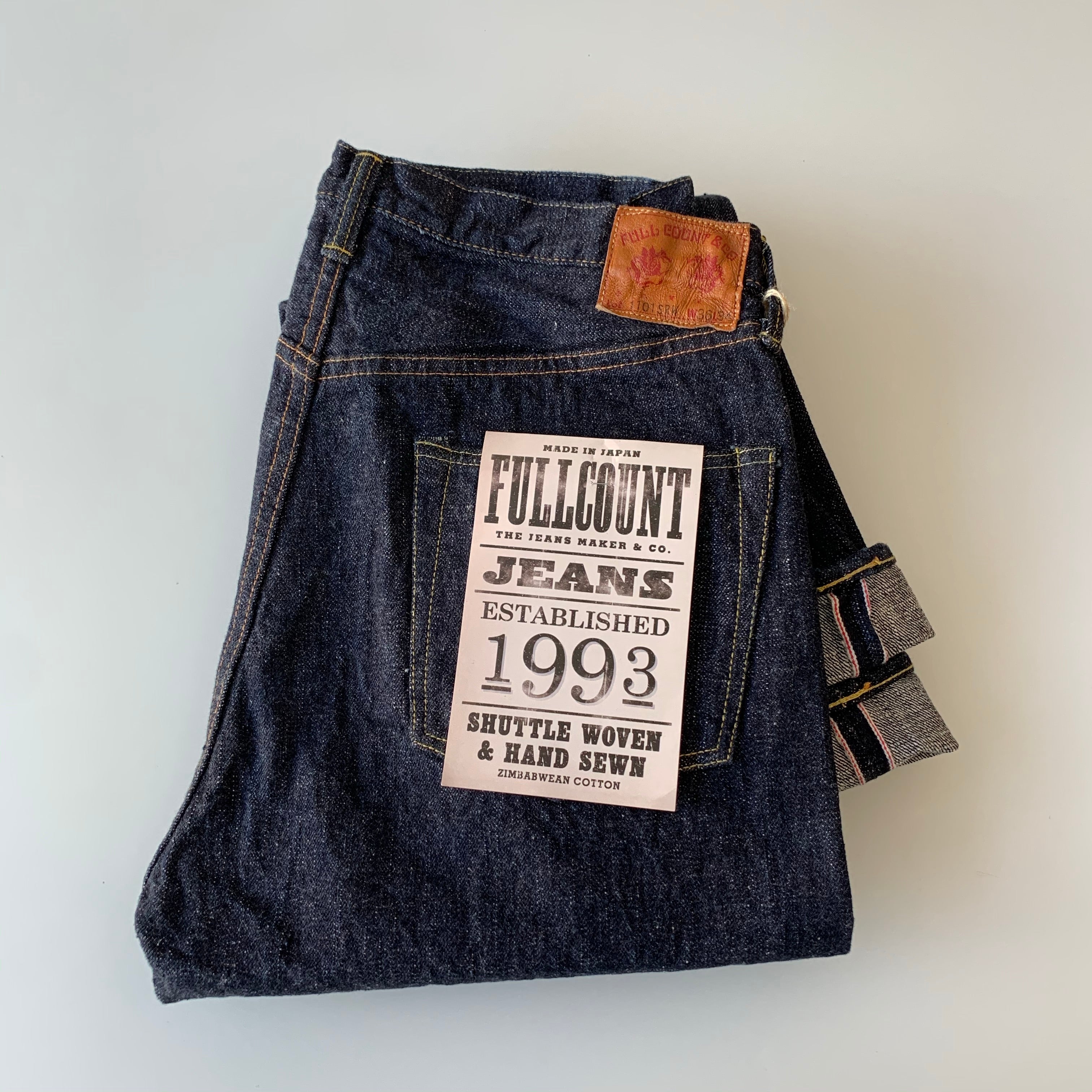 Original Straight Super Rough 15.5oz Selvedge Denim - OW - 1101SR - Tempo