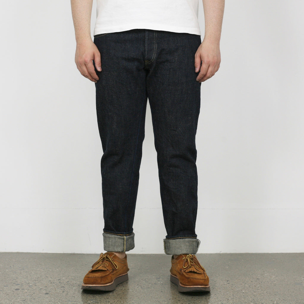 EHT - "Earth" High Tapered 18oz Greencast Selvedge Jeans - Tempo