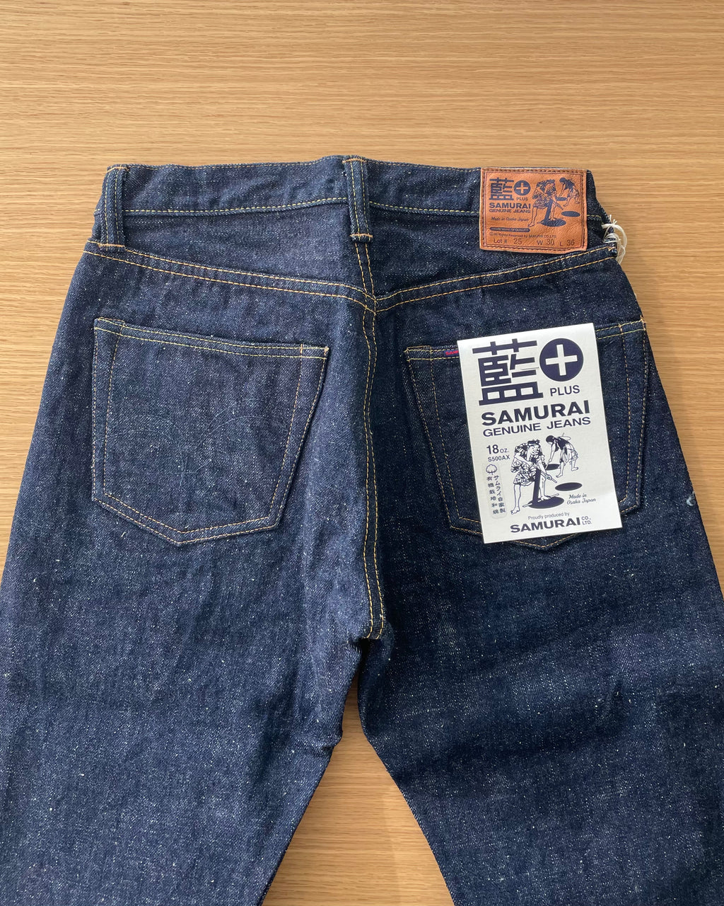 18oz Japanese Organic Cotton AI + Selvedge Denim - Slim Straight OW - Tempo
