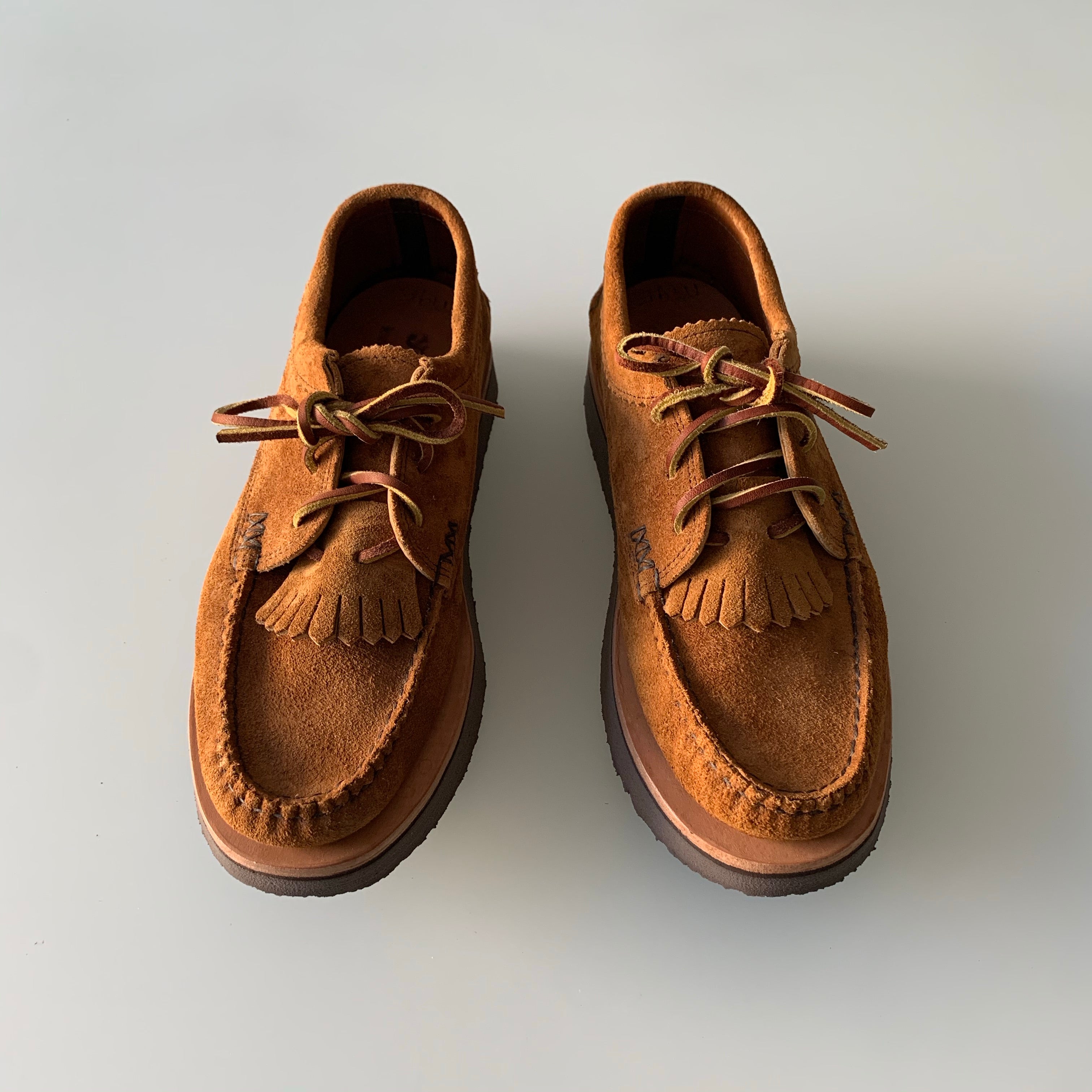 Blucher Rocker with Kiltie in Flesh Out Golden Brown - Tempo