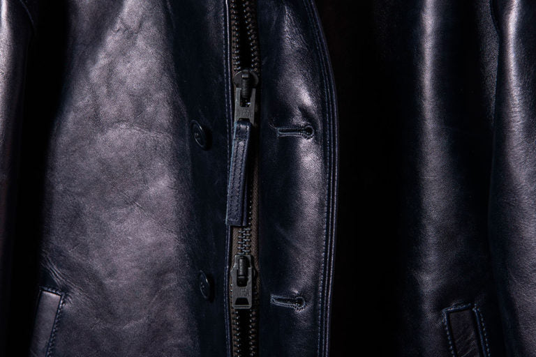 Indigo Dyed Horsehide Type N-1 Jacket (IN-1) - Tempo