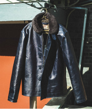 Indigo Dyed Horsehide Type N-1 Jacket (IN-1) - Tempo