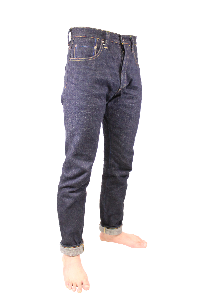 NHT "Natural Indigo" High Tapered 16.5oz Selvedge Jeans - Tempo