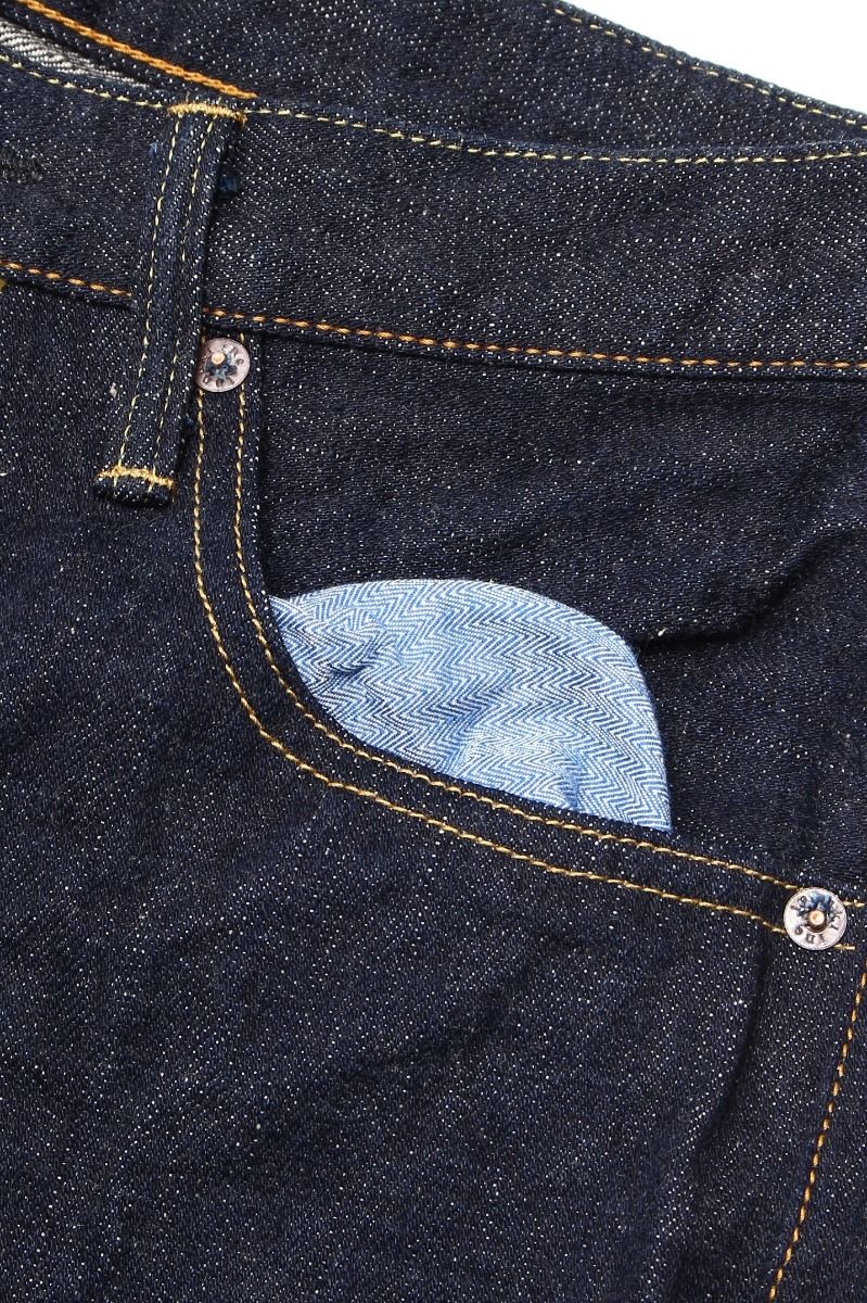 NS "Natural Indigo" Slim Tapered 16.5oz Selvedge Denim - Tempo