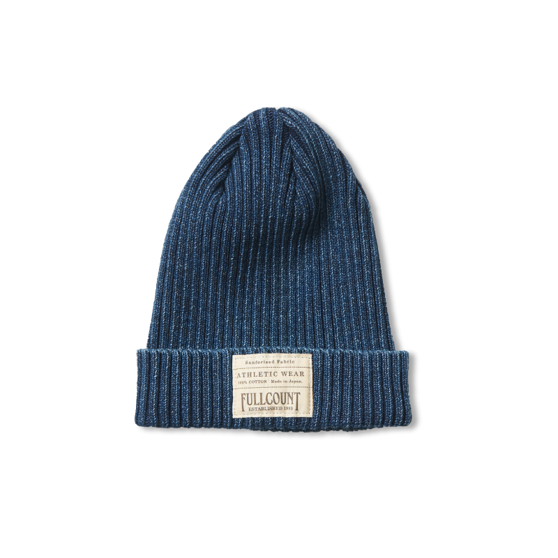 Indigo Rope-Dyed Ribbed Watch Cap - Tempo