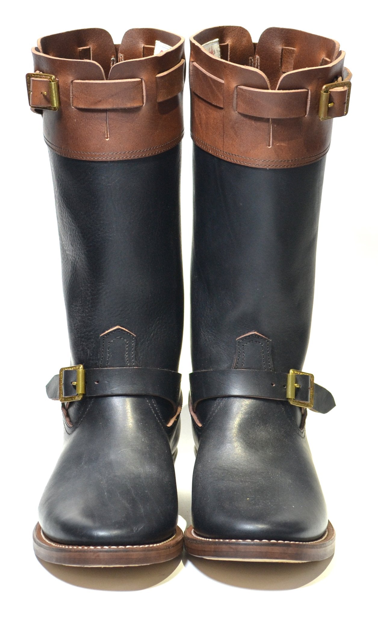 Pre-Order: ANTELOPE Hunting Boots in Black Italian "Crazy" Leather - Tempo