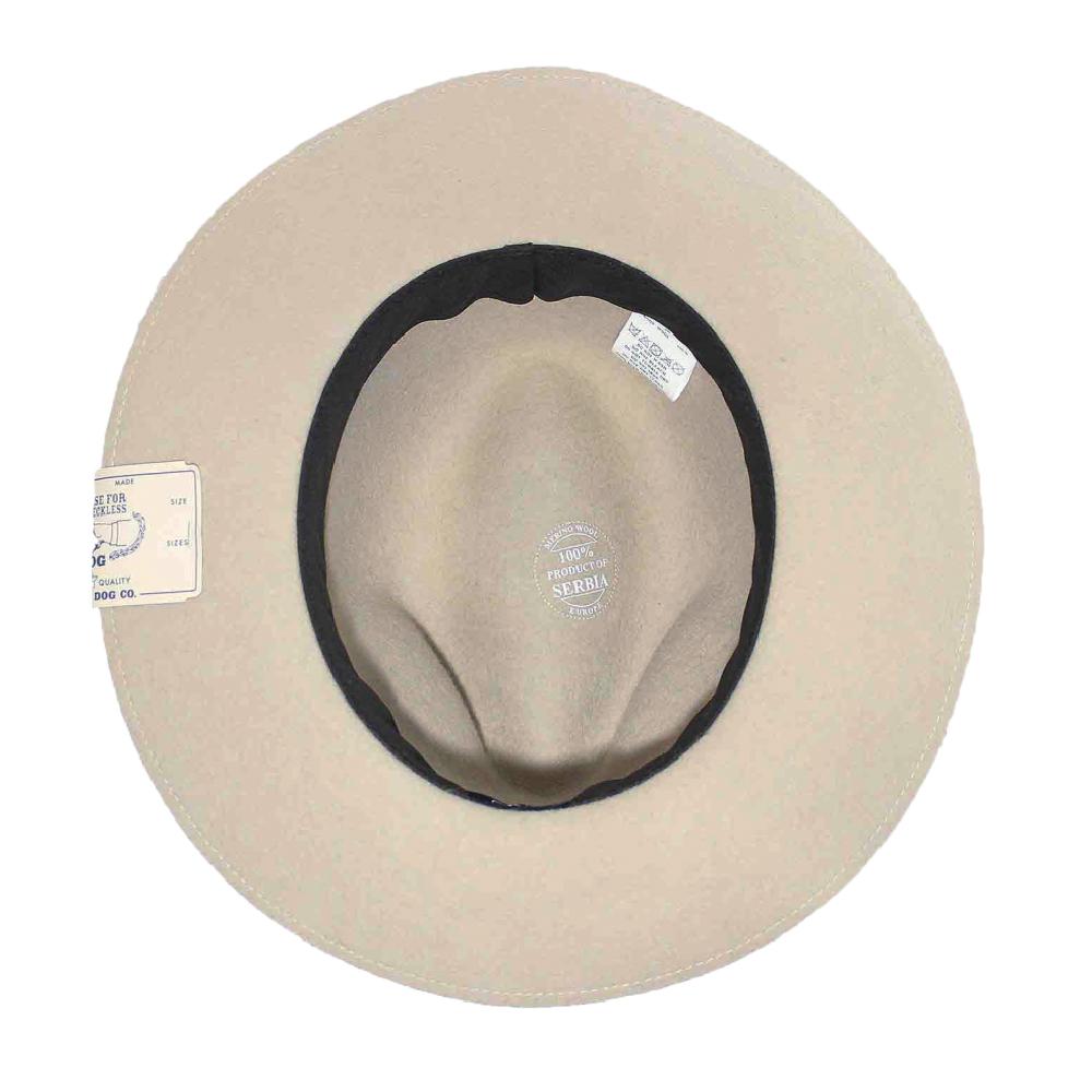 Travelers Hat in Black Merino Wool Felt - Tempo