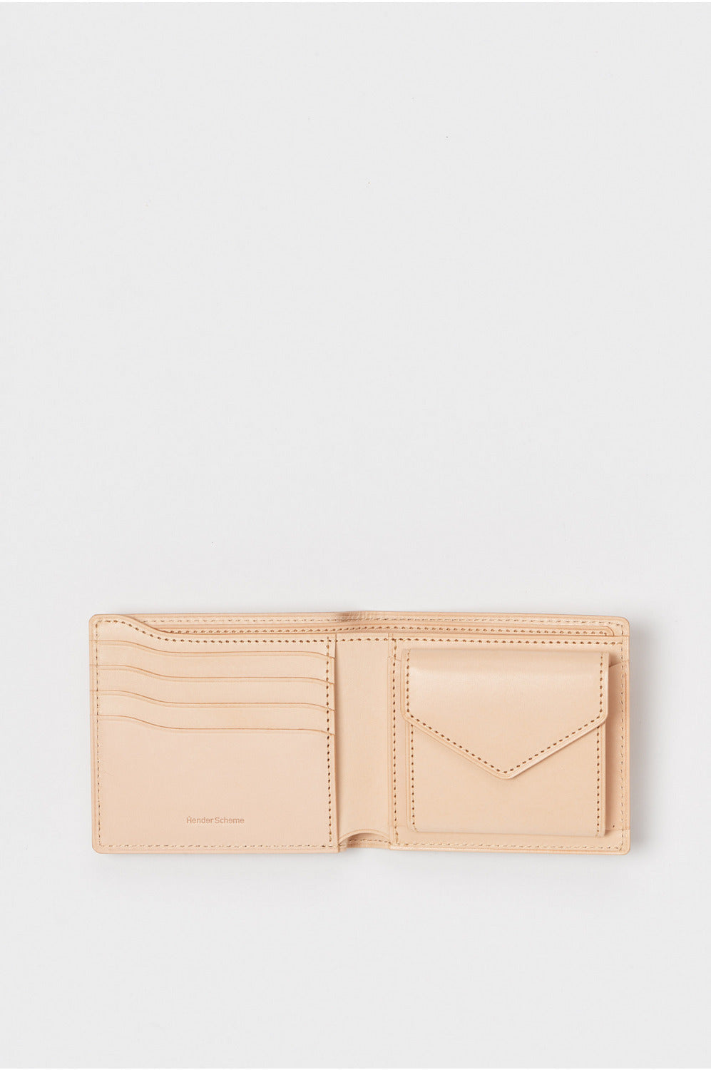 Half Folded Wallet in Natural