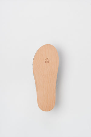 Leather Slipper in Natural